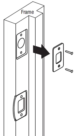 Yale Assure Lock Keypad Deadbolt YRD216 Removing Existing Door Hardware 1