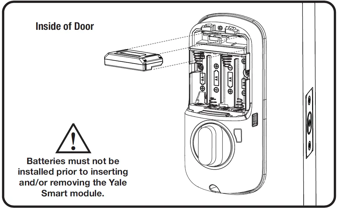 Yale Assure Lock Keypad Deadbolt YRD216 Yale Smart Module