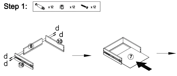 Kmart Stewart Buffet - - step 1