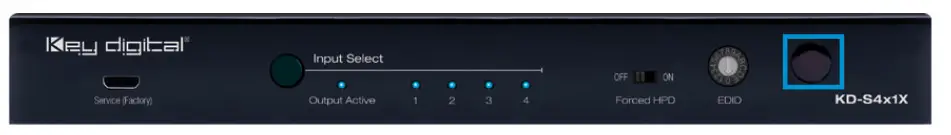 Key digital KD-S2x1X HDMI Switcher-IR Sensor
