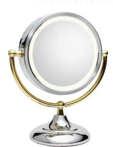 Homedics M-7035 illuminated beauty mirror spa REFLECTIVES Instruction - cover