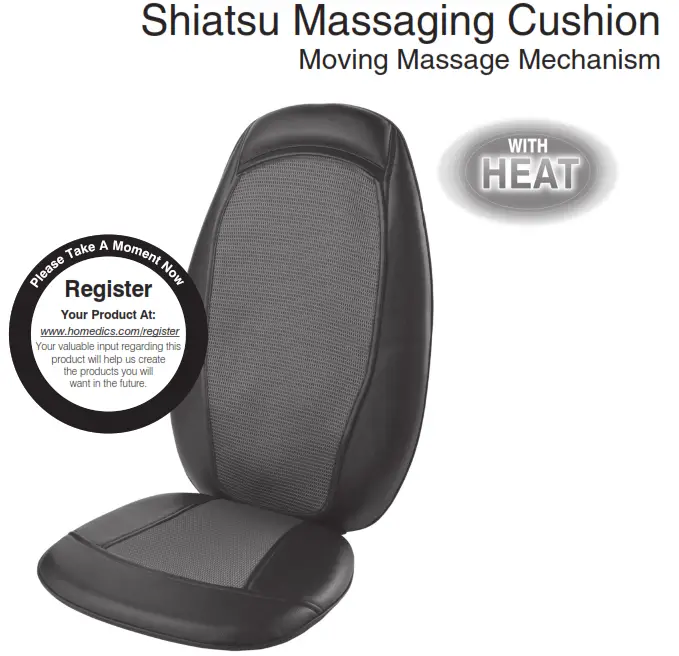 SBM-200H Shiatsu Massaging Cushion with Heat