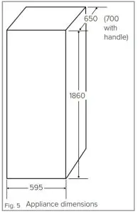 CDA FF821 Freestanding Full Height Larder-Fig. 5