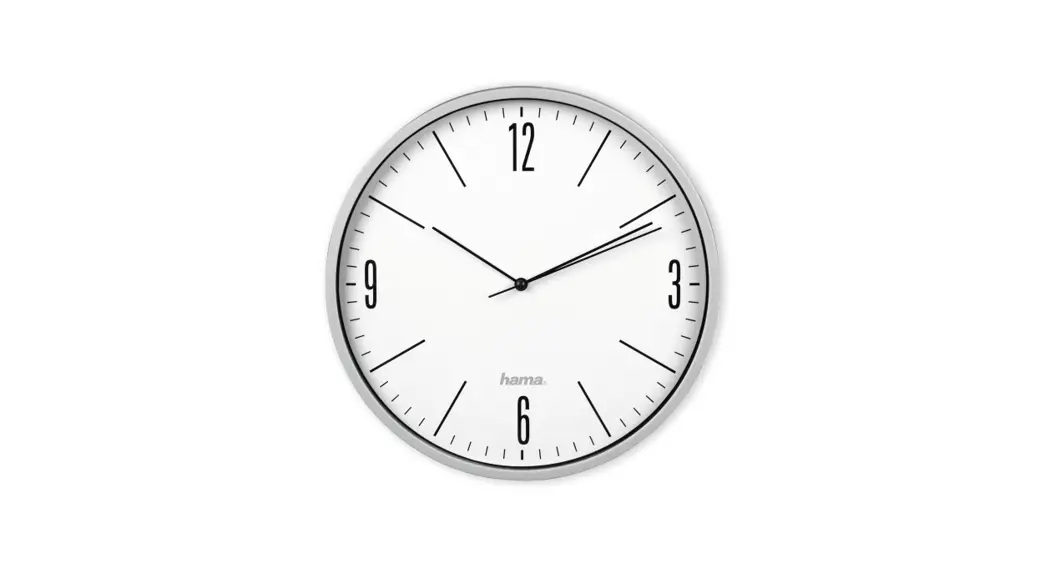 Hama 00186444 Elegante Wall Clock Instruction Manual