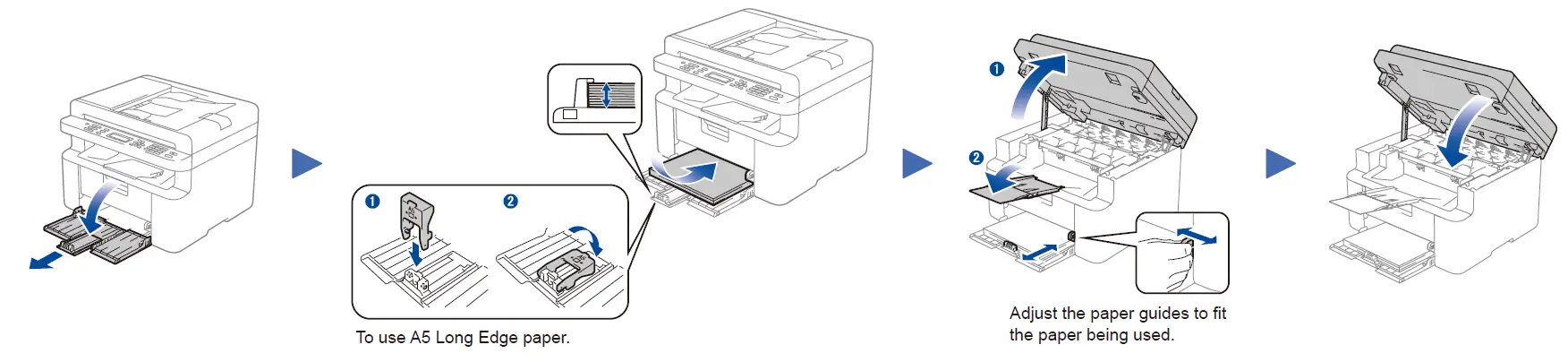 Load paper in the paper tray