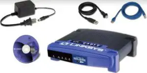 LINKSYS BEFCMU10 EtherFast Cable Modem with USB and Ethernet Connection User Guide Product Contents