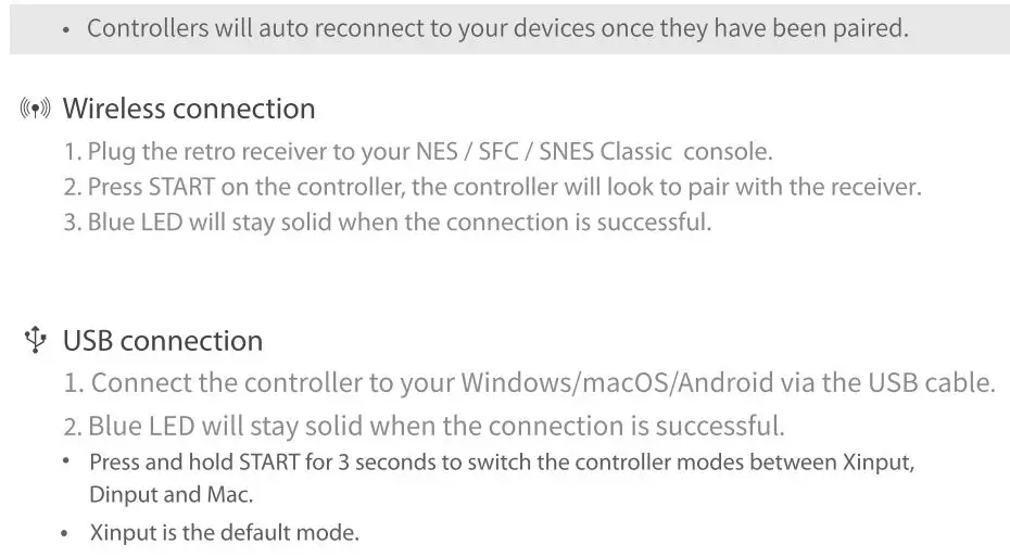 8BitDo SN30 2. 4G and SF30 2. 4G fig2