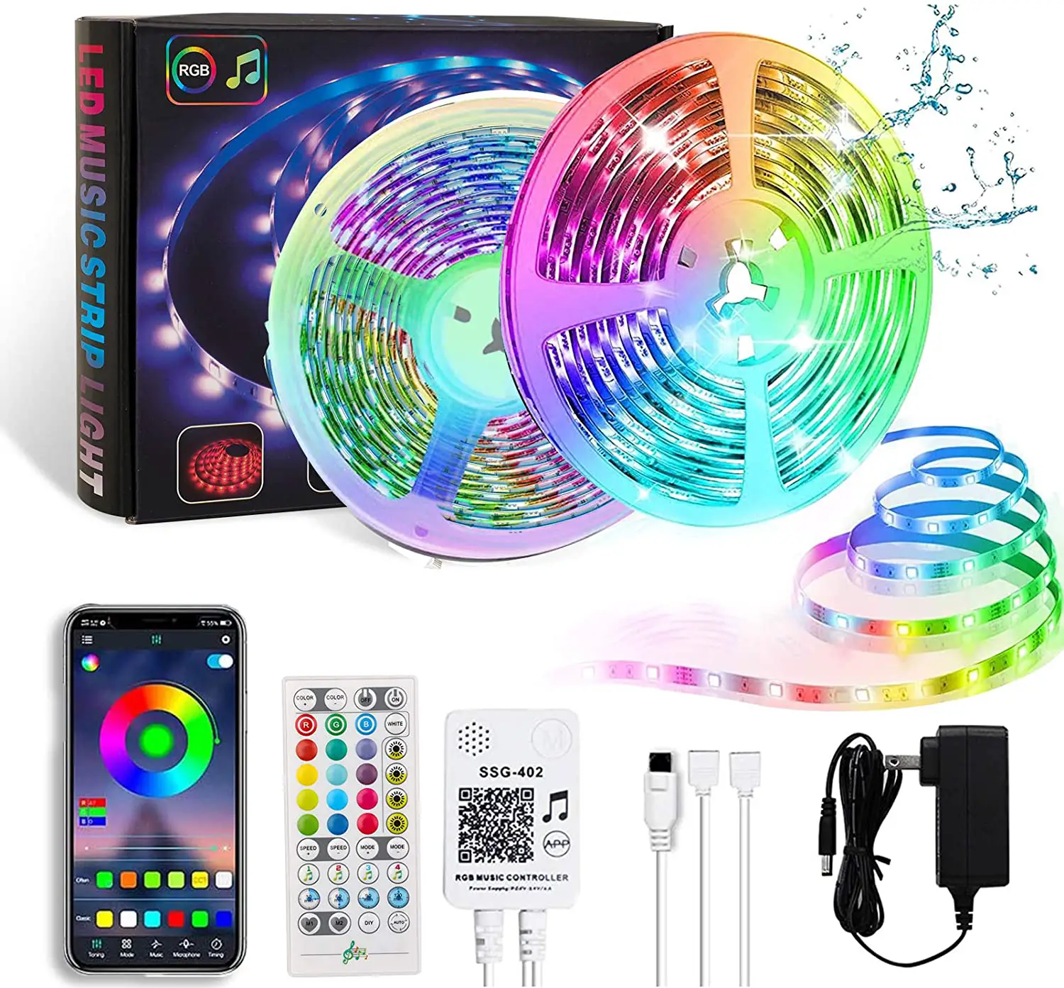 DANZEL SSG-402 LED Bluetooth Music Light Strip