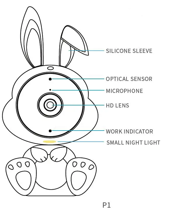 AiDoohiky A10 New Smart Baby Monitor fig 1