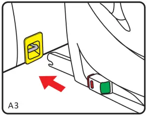 How to use the ISOFIX guides