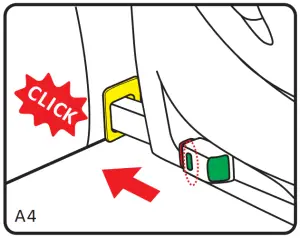 How to use the ISOFIX guides