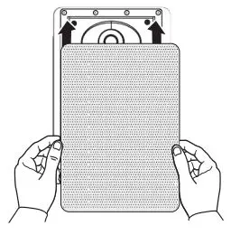 JADE NIWS-6 Electro Acoustic In Wall Speaker User Manual - Attach the Grill