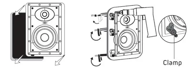 JADE NIWS-6 Electro Acoustic In Wall Speaker User Manual - Install the Speaker