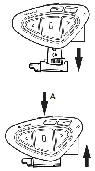 MIDLAND BT Mini Comunication System Single Pack - MIDLAND BT