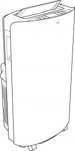 DELLA 14000 BTU Portable Air Conditioner