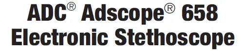 ADC Adscope 658 Electronic Stethoscope logo