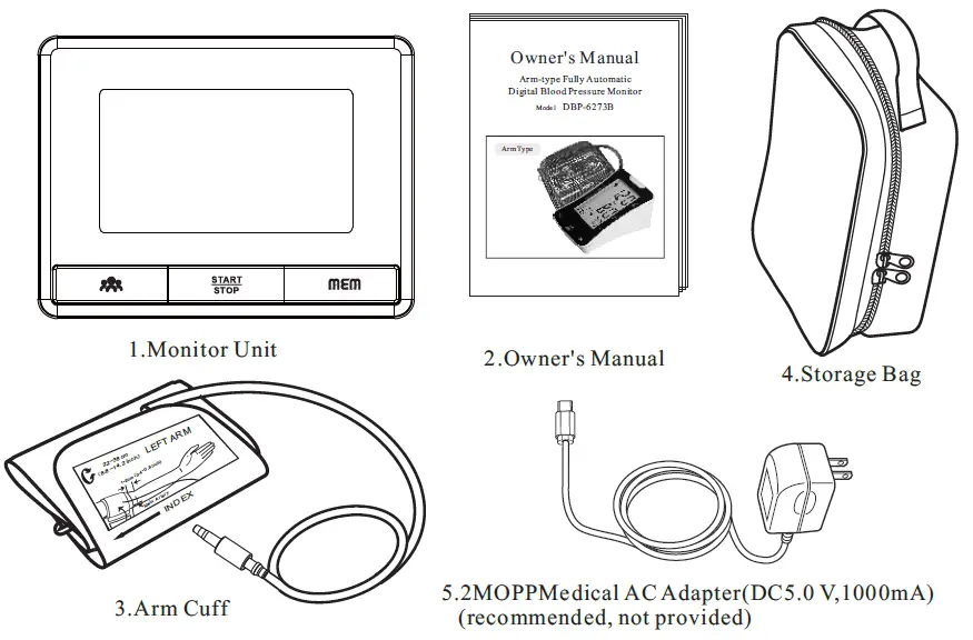 Joytech Healthcare DBP-6273B Arm-type Fully Automatic Digital Blood Pressure Monitor-4