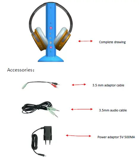 Source H-RF801 2.4G Wireless Headphone fig 8