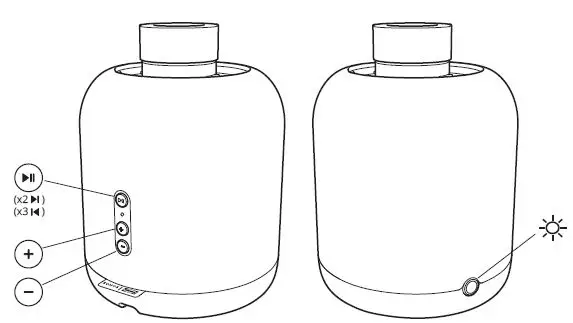 IKEA 994.309.25 SYMFONISK Wi-Fi Speaker with Lamp Fig1