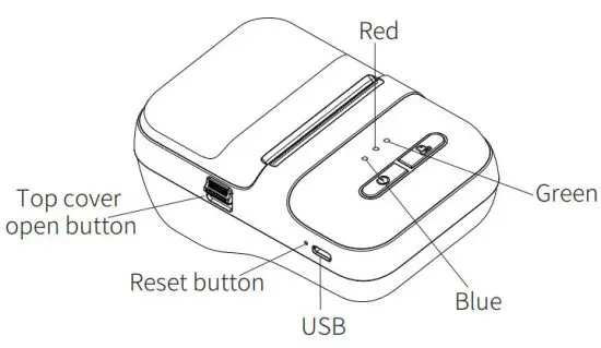 clabel CT-220B Portable Thermal Label Printer - foresght