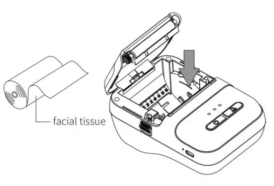 clabel CT-220B Portable Thermal Label Printer - roll