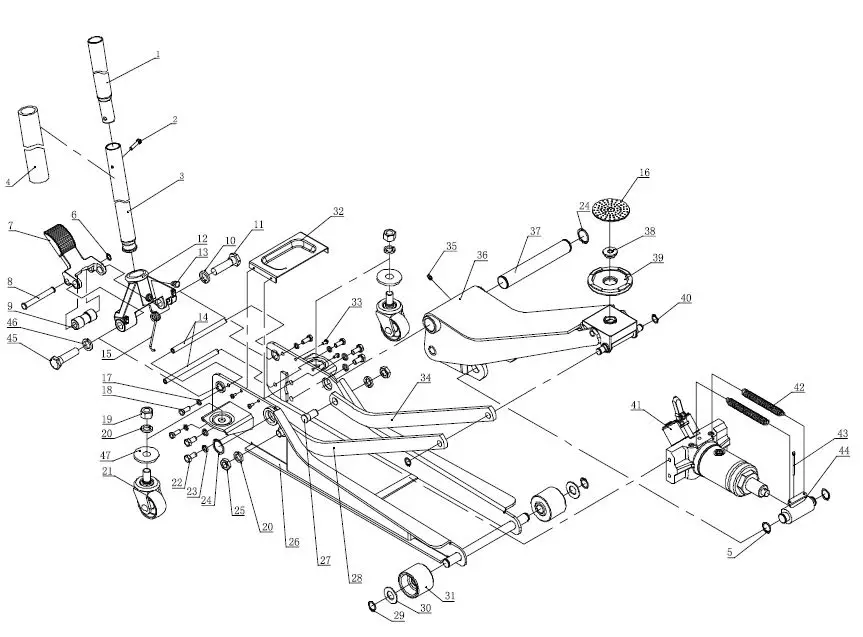 KINCROME K12162 Hydraulic Garage Jacks 11