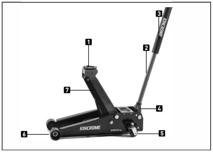 KINCROME K12162 Hydraulic Garage Jacks 6
