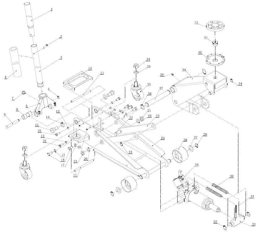 KINCROME K12162 Hydraulic Garage Jacks 9