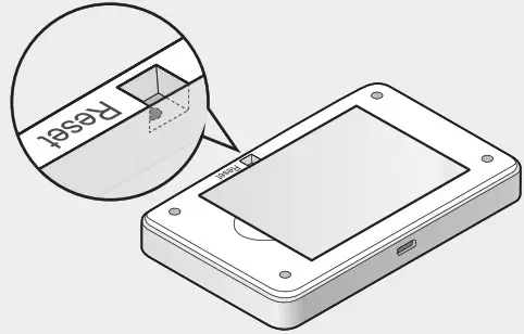 tp link M73504G LTE Advanced Mobile Wi Fi Device - screen