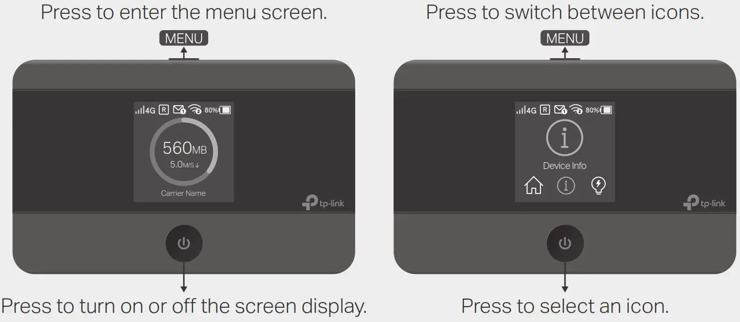 tp link M73504G LTE Advanced Mobile Wi Fi Device