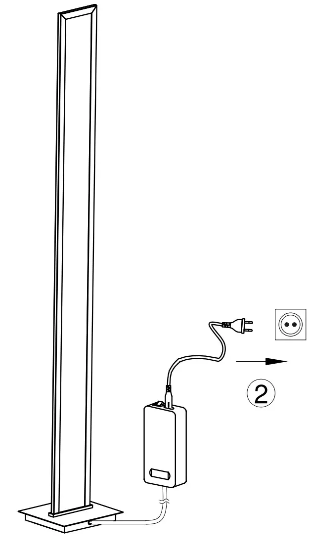 Paul Neuhaus 694 55 LED Floor Lamp - electrical