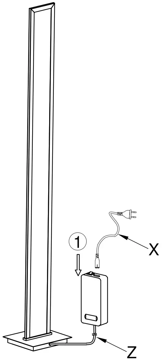 Paul Neuhaus 694 55 LED Floor Lamp - fitting