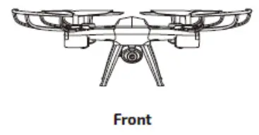 DOWELLIN Versatile 6-Axis Gyroscope Quadcopter - front