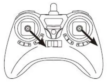 DOWELLIN Versatile 6-Axis Gyroscope Quadcopter - remote 1