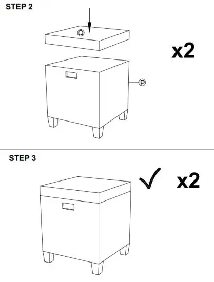 GYMAX GYM03930 Rattan Stool Set Of 2 - figure 8