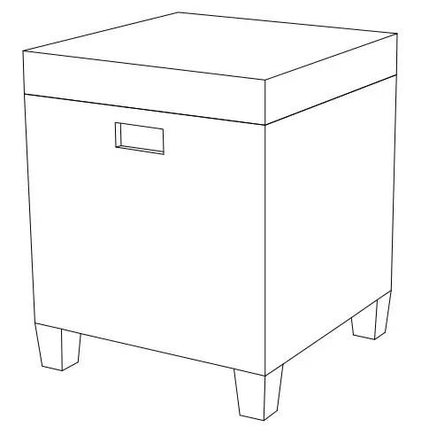 GYMAX GYM03930 Rattan Stool Set Of 2