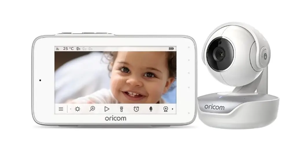Oricom Obh36t 5-inch Smart Hd Touchscreen Nursery Pal Premium Baby Monitor User Guide