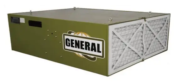 GENERAL 10 1000 Air Filtration - Contents of shipping carton