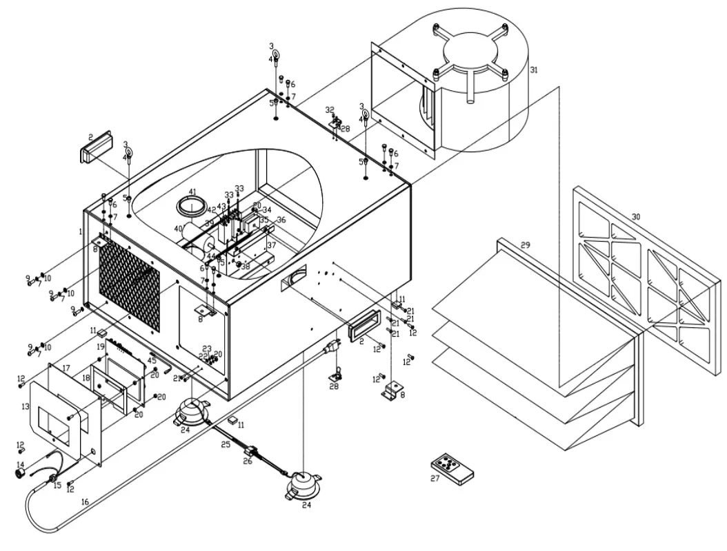 GENERAL 10 1000 Air Filtration - Replacement Parts