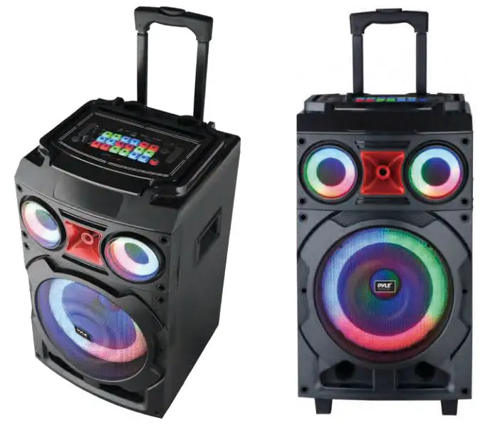 PYLE PHP210DJT 10 Inch Portable Wireless BT Speaker System - Technical Specs