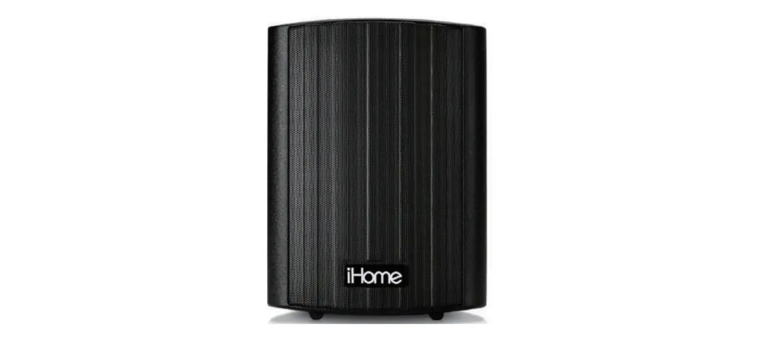 Ihome Ihsi-w400bt-pr-blk Waterproof Mountable Outdoor Bluetooth Speakers User Manual