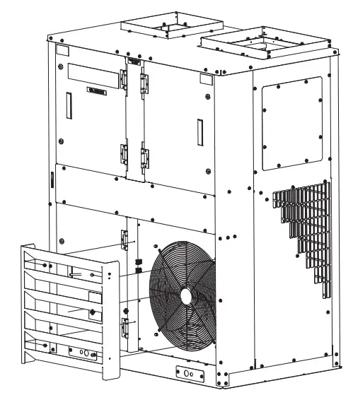 temperzone VPA 160RKTG-DPQ Air Cooled Packaged Unit - Reverse Cycle 2