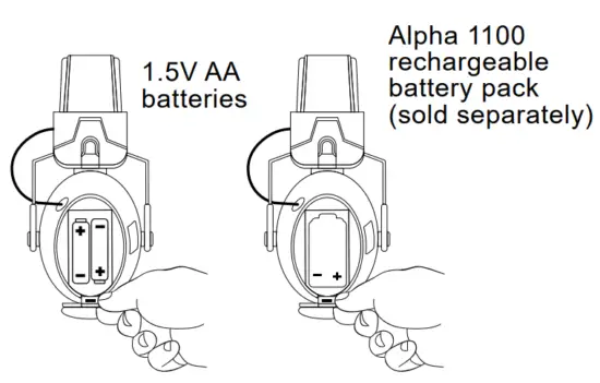 ACTFIRE BT 0909 Electronic Hearing Ear Protection for Range - Installing