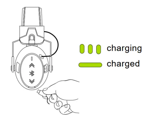 ACTFIRE BT 0909 Electronic Hearing Ear Protection for Range - Installing2