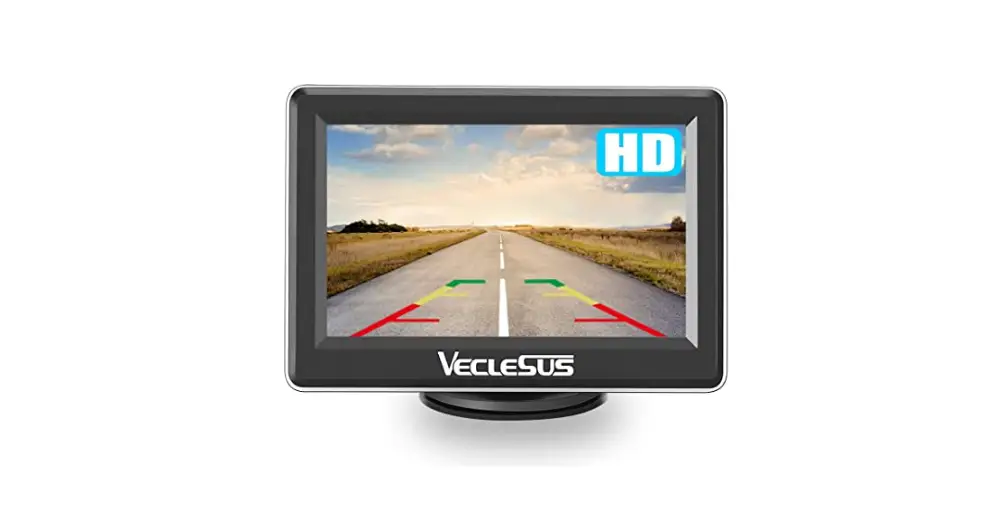 Veclesus 5 Inch Car Wired Backup Camera System User Manual