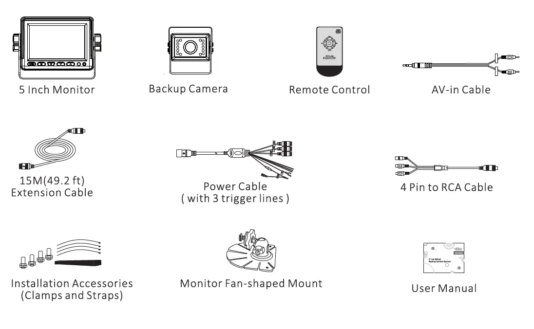 VECLESUS-5-Inch-Car-Wired-Backup-Camera-System-fog-1
