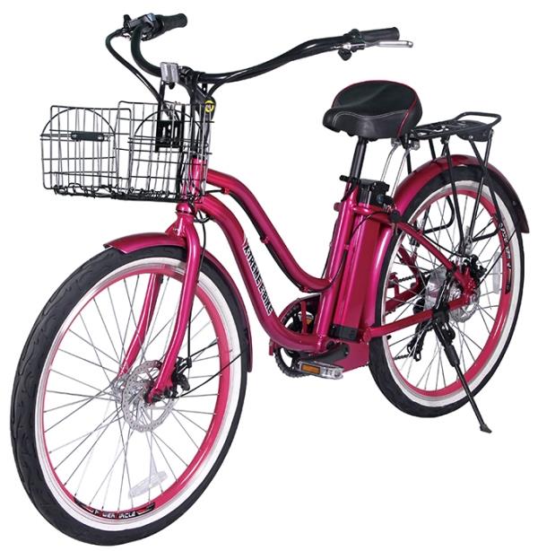 X TREME Newport Elite Max 36V Beach Cruiser Ebike - Malibu Max Elite Beach Cruiser