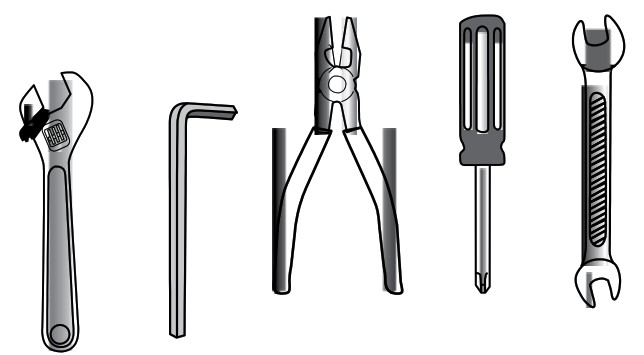 X TREME Newport Elite Max 36V Beach Cruiser Ebike - TYPICAL TOOLS REQUIRED