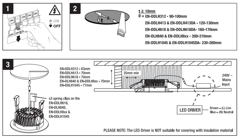 AURORA EN-DLH840-Dimmable-Downlight-FIG 1