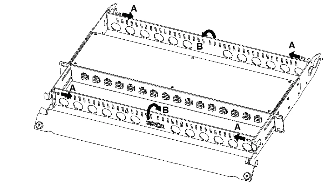 TRIPP-LITE-N48LSM-16X16 Spine-and-Leaf-Multimode-MPO-MTP-Panels-fig-4
